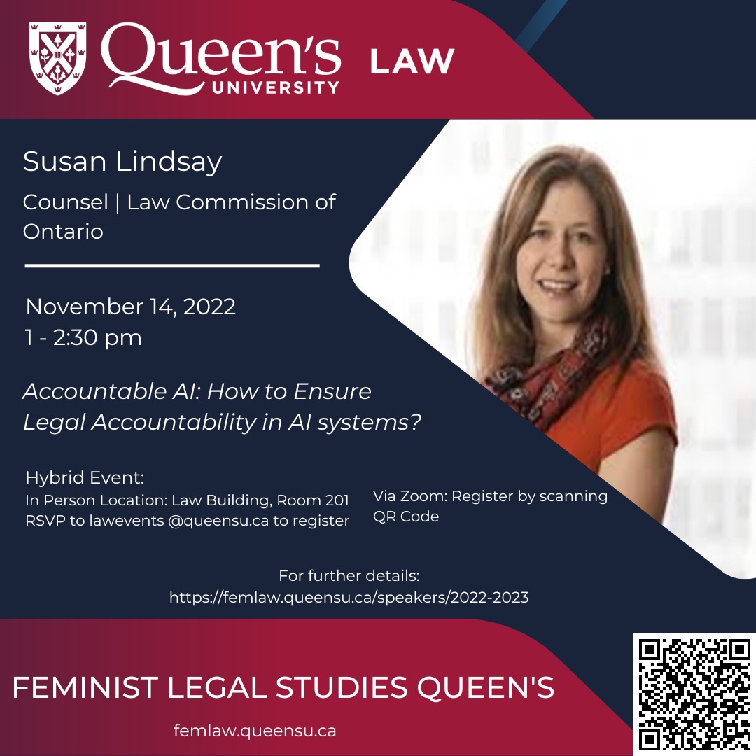 FLSQ Speaker Susan Lindsay Queen's Law